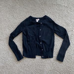 Girls cat and jack 7/8 black sweater